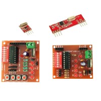 RF 433Mhz RX TX Encoder Decoder board [HT12E & HT12D IC]