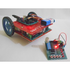 RF Controlled Wireless Robot using Microcontroller DIY ( Do It Yourself ) PROJECT Kit  (FULLY ASSEMBLED)