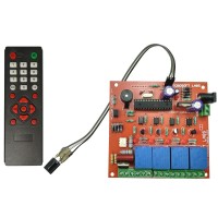 IR 5 Channel (4 Lights +1 FAN Speed/Dimmer) Remote Control Based Wireless Home Automation