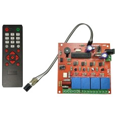 IR 5 Channel (4 Lights +1 FAN Speed/Dimmer) Remote Control Based Wireless Home Automation