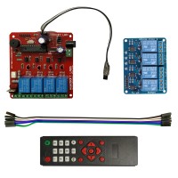 IR 9 (4+1+4) Ch Remote Control Based Wireless Home Automation i.e. Lights / Fans On / Off Module