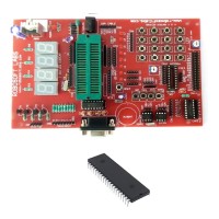 8051 / 8052 Development Board with AT89S52, MAX232 , RTC , AT24C32, ULN2003 IC's