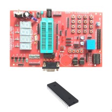 AVR ATMEGA16/32 40PIN Development Board with ATMEGA16 , MAX232 , RTC , AT24C32, ULN2003 IC