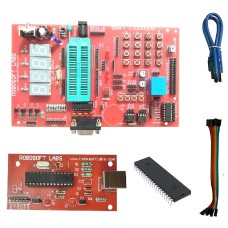AVR ATMEGA16/32 40PIN Development Board with ATMEGA32 , MAX232 , RTC , AT24C32, ULN2003 IC and PROGRAMMER