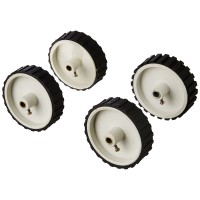 White Tyre / Wheel 7x2 inch for Robotics , DIY,  Dc Gear Motor, Robowar [ 4 Pieces ]
