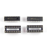 RF Encoder Decoder HT12E and HT12D IC's with 2 IC Base