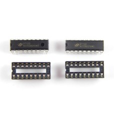 RF Encoder Decoder HT12E and HT12D IC's with 2 IC Base