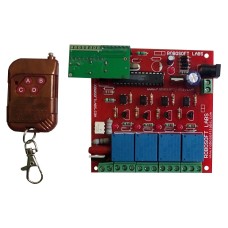 RF 5 Channel Remote Control Based Wireless Home Automation i.e. Lights / Fans On / Off Module